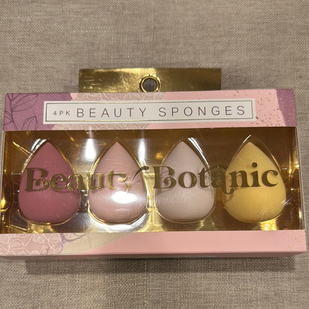 NIB Beauty Botanic 4-Pack Beauty Sponges